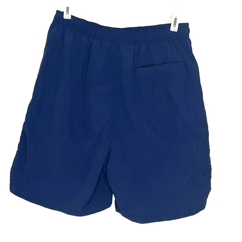 Tommy Bahama Mens Navy Blue Nylon‎ Swim Trunks Board Shorts Mesh Lined Size S